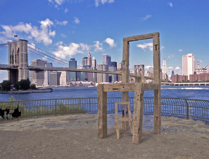 michael krynski sculpture "paradigm" wood